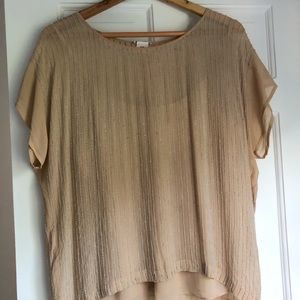 Club Monaco Beaded Blouse Top